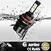 JDM ASTAR G2 8000 Lumens Extremely Bright CSP Chips 9007 All-in-One LED Headlight Bulbs Conversion Kit, Xenon White