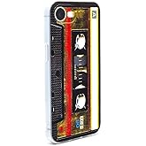 STINFIZTOL Compatible with iPhone 16e 2025 Phone Case, Retro Tape Slim Protective Phone Cover for 16e 6.1 inch Multicolor