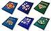 Jumbo Stretchable Fabric Emoji Book Cover x6 with Bookmark Ribbon and Name Tag for Size from Size from 8