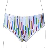 M&amp;K Women's 3D Padded Bicycle Cycling Underwear Comfort Style Shorts(Rainbow Style Size XXL)