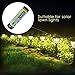 (8-Pack) HyperPS 3.2V AA 600mAh Rechargeable Battery for Solar Panel Light, Tooth Brush, Shaver, Flashlight