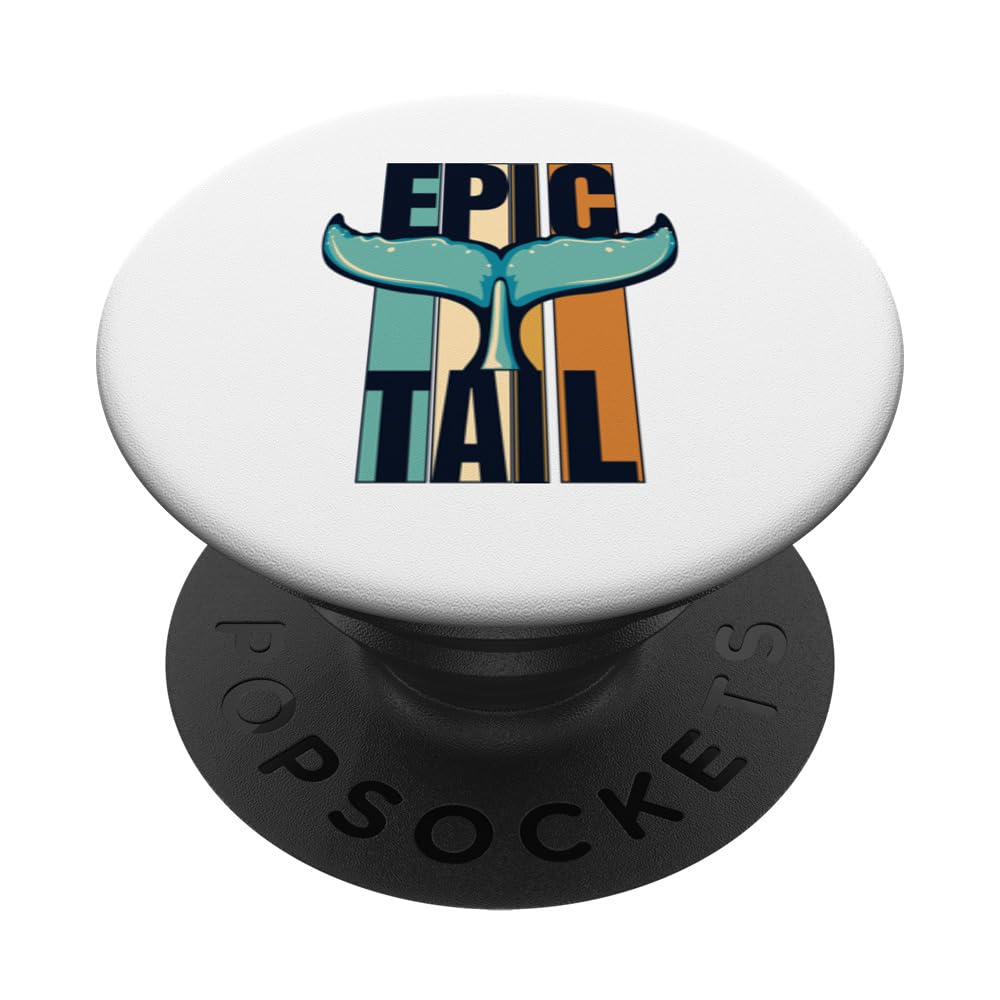 Epic Tail Blue Beluga Cetacea Cachalot Whale Watching PopSockets Swappable PopGrip