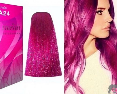 Buy Berina A24 Pink Magenta Hair Dye Color Cream Permanent Fashion