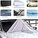 Whew Car Windshield Snow Cover, 81''x60'' Waterproof Frost Guard Winter Windshield Snow Ice Cover with Side Mirror Covers, Windproof Summer Windshield Sun Shade Fits Most Cars, SUVs, Minivans