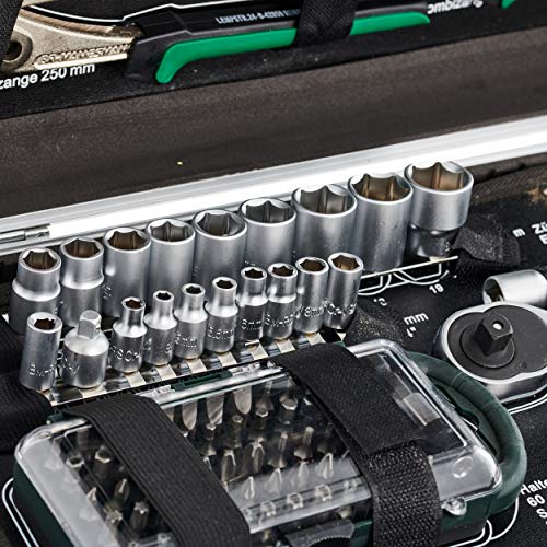 Brüder Mannesmann 124-tlg. Werkzeugsatz im Alukoffer, Silber, M29072 – Bild 3