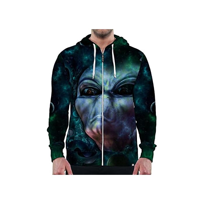 cream zip up hoodie mens
