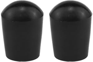 fengxiaomin 2PCS Double Bass Endpin Rubber Tip Stopper Bass Endpin Protector for Double Bass End Pin Protector (Black, ID: Approx. 10mm)