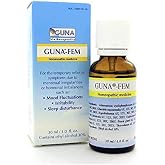 Guna Fem Homeopathic Medicine for Menstrual Cramps, Female Hormonal Imbalance, Mood Swings and Menstrual Irregularities - 1 Ounce