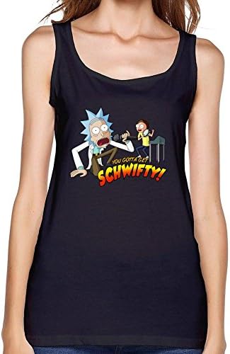 RONGBANG RONGBANG Women's Rick and Morty It's Time to Get Schwifty tank top Size S