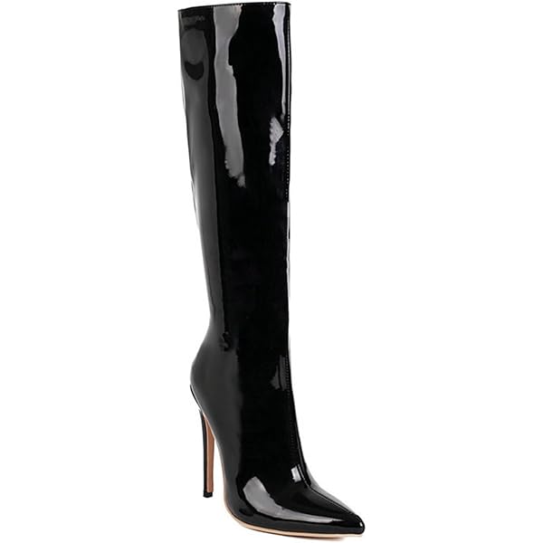 Amazon.com | Patent Leather Fashion Pointed Toe Stiletto