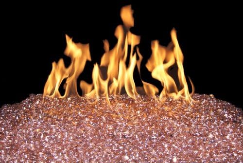 Peterson Gas Logs GLG-L Blush Colored Gems for Peterson Burner Systems and Gas Firepits