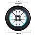 Limit 110mm Single 1 Pro Scooter Wheel with ABEC 9 Bearings Fit for MGP/Razor/Lucky Pro Scooter - 1PCS (Pls Check The Size of Your Wheel Before You Purchase, The Size of Ours is 110mm)