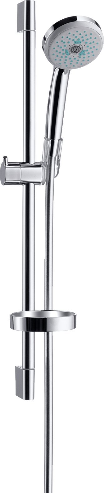 hansgrohe Croma 100 Shower set Multi with shower rail 65 cm and soap dish