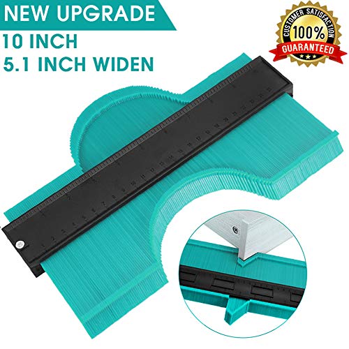 KEGOUU Contour Gauge 10 Inch Profile Gauge Measure Ruler Contour Duplicator for Precise Measurement Tiling Laminate Wood Marking Tool - Thumbnail 7