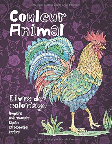 Couleur Animal Livre De Coloriage Impala Marmotte Lapin Crocodile Autre French Edition Livre De Coloriage Hebert Amazon Com Books