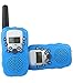 LeeKer LK-R018 Walkie Talkie for Kids 22CH LCD Display Flashlight VOX Function Two Way Radio Toys(Skyblue, 1 Pair)