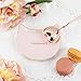 Pinky Up Purrrfect Pink Cat Tea Tray, Ceramic Trinket Tray, Tea Bag Dish, 4