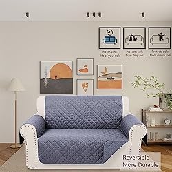 Luxshare Home Reversible Loveseat Sofa Covers Couch