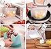 Katchy Kitchen Reusable Silicone Food Storage Bags | NEW DESIGN - 6 Airtight Zip Seal Containers - Keep Food Fresh - Cooking Sous Vide, Lunch, Snack, Sandwich, Freezer, FDA Grade | 2-Large, 4-Medium