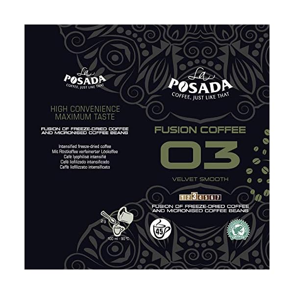 La Posada Velvet Smooth 5 % Mikromahlung Instantkaffee, gefriergetrocknet, (3 x 90 g) – Bild 3
