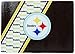 Duck House NFL Pittsburgh Steelers Tempered Glass Cutting Board with Display Stand, White ,10