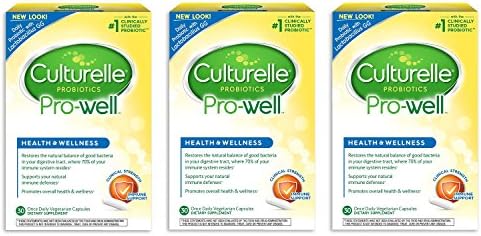 Culturelle Health &amp; Wellness vDlxzY Daily Immune Support Formula, One Per Day Dietary Supplement, 30 Count (Pack of 3)