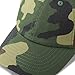 The Hat Depot Kids Washed Low Profile Cotton and Denim Plain Baseball Cap Hat (2-5 yrs, Woodland Camo)