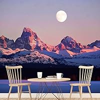 Wall Mural Forest Nature Landscape Removable Self-Adhesive Wallpaper Wall Decoration for Bedroom Living Room - 66x96 inches