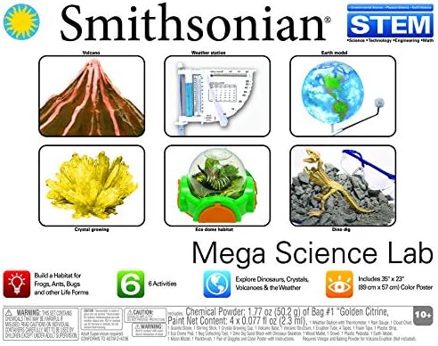 Amazon Com Smithsonian Mega Science Lab Toys Games