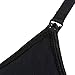 UTOVME Women's Maternity Nuring Bra Pumping Bra Wire Free Seamless Pregnant Breastfeeding Soft Cotton, Black XL