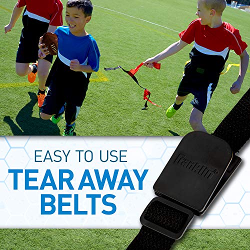 Franklin Sports Flag Football Flags and Ball Set Flag Football Belts