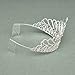 SWEETV Sweet 16th Birthday Crown, Rhinestone 16 Birthday Tiara, Bday Party Hats Headband, Clear Crystal Girls Princess Hair Accessories