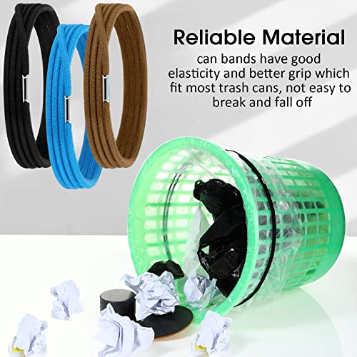 12 Pieces Trash Can Bands Rubber Bands Fit 1330 Gallon Garbage Cans