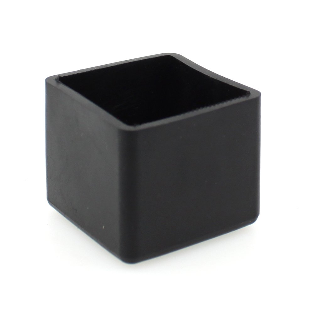 25mm (1") Square Rubber FEET STOPPERS Tips FERRULES CAPS for Table and