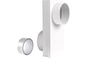 OCZWV OEM Upgraded 84049 Adjustable 0-5 Periscope Dryer Vent Kit, telescoping dryer vent, Stainless Dryer Vent Periscope for Tight Space, 4in Dryer Vent Duct Hose Pipe Adapter