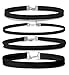 Jstyle 4-6PCS Choker Necklace for Women Girls Choker Tattoo Simple Fashion Choker Jewelry