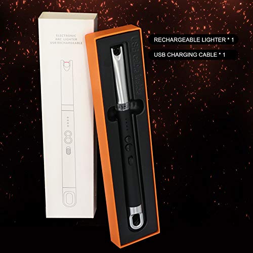 Candle Lighter, Aibrisk Upgraded Electric Rechargeable Arc USB Lighter