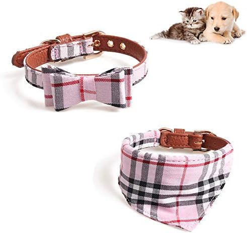 新品人気満点 激安超特価 家電 カメラ 腕時計 Diy 工具 ガーデン ペット首輪 ピンク 三角タオルと蝶結びの犬猫兼用 首輪 100 品質保証 B081z43l4z サイズ調節可能 正規品送料無料 おしゃれ 新作製品 世界最高品質人気 猫犬用首輪 猫