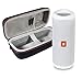 JBL Flip 4 Portable Bluetooth Wireless Speaker Bundle with Protective Travel Case - White