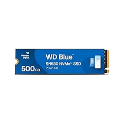 Western Digital 500GB WD Blue SN580 NVMe Internal