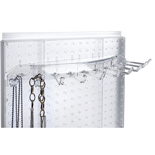Pegboard Necklace Holder Acrylic 16"W Pricepulse