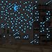 Glow in The Dark Stars Stickers for Ceiling and Wall, 216 Pcs Glowing Stars for Ceiling,Star Wall Decals for Kids Baby Room Birthday Gift