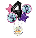 Mayflower Products Vampirina 4th Birthday Party Supplies Balloon Bouquet Decorations