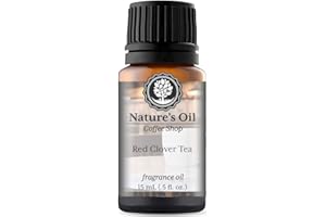 NATURE'S OIL Red Clover Tea Fragrance Oil (15ml) For Diffusers, Soap Making, Candles, Lotion, Home Scents, Linen Spray, Bath Bombs, Slime