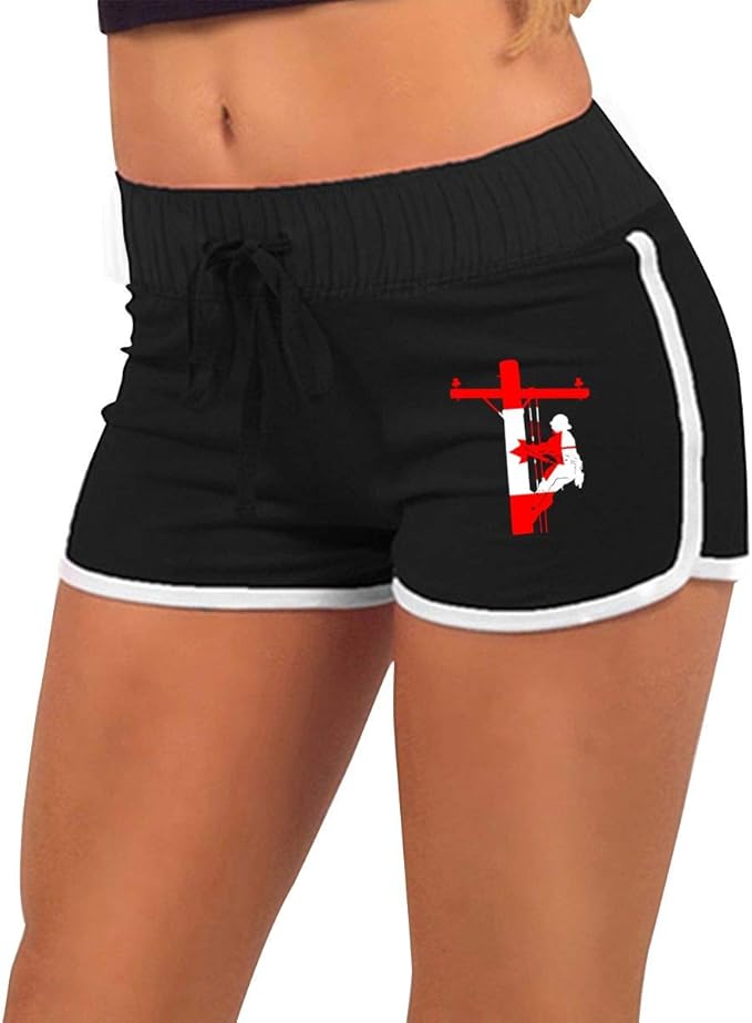 Best Photo Gallery For Sexy Booty Shorts - Women's Sexy Booty Shorts Canada Flag Lineman Low-Waist Dance Yoga Best Photo Gallery For Sexy Booty Shorts - Women's Sexy Booty Shorts Canada Flag Lineman Low-Waist Dance Yoga