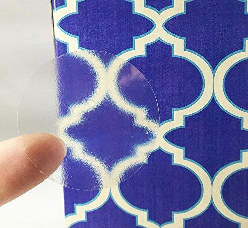 Clear Envelope Package Wafer Seals 19.1 mm 0.75 Inch Round 500 Count