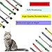 TCBOYING Breakaway Cat Collar with Bell, Kitten Collars Reflective Cat Collars - Ideal Size Safe Mixed Colors Pet Collars for Cats or Small Dogs(12pcs/Set)
