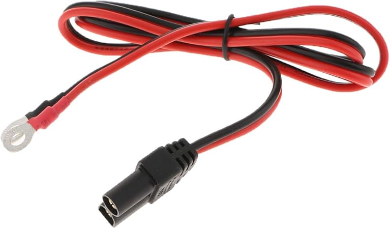 Amazon a Ec5 リングターミナルアダプタケーブル カージャンプスターター非常用電源用 アクセサリー バイクバッテリー充電器 車 バイク