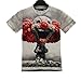 FaPlus Men's Fashion Lifelike Explosion clown Pattern 3D Print T-Shirts M