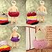 Slowera Baby Girls Fluffy Soft and Smooth Tutu Skirt with Diaper Cover (12-24 Months, Purple)